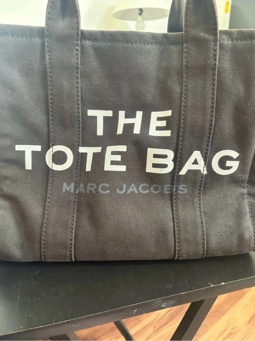 Marc Jacobs Black Canvas 'The Tote Bag' Men's Tote